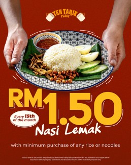 RM1.50 Nasi Lemak